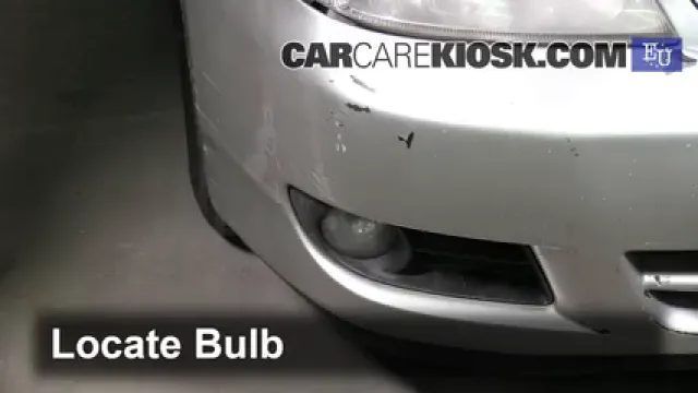 2004 Toyota Corolla Colour 1.6L 4 Cyl. Éclairage Feu antibrouillard (remplacer l'ampoule)